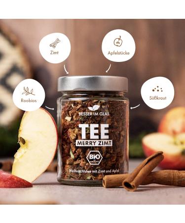 Better in the Glass Organic Tea Gift Set - Spiced Sweet Chai Merry Cinnamon & Ginger - 150 Sugar-Free Loose Tea Portions | Vegan & Sustainable Tea Gift - Buy Online on GoSupps.com