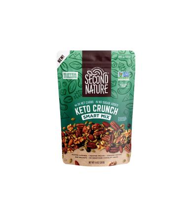 Second Nature Keto Crunch Smart Snack Mix, 10 oz. Resealable Pouch, Pack of 6 – Certified Gluten-Free Snack Keto Crunch 10 Ounce (Pack of 6)