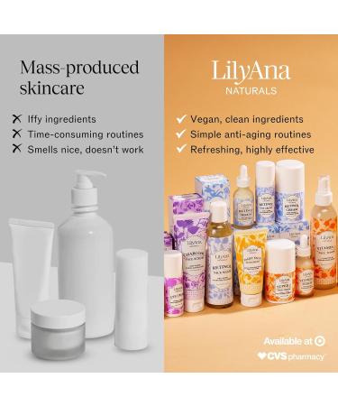 LilyAna Naturals Face and Neck Moisturizer - Skin Care for Dry Skin - Dark Spot Brightening Cream with Rose & Pomegranate Extracts - 1.7oz - Buy Online on GoSupps.com