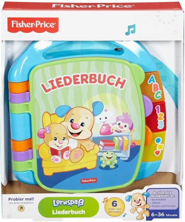 Fisher-Price Learning Fun Song Book | Baby Music Toy for 6 Months+ | Electronic Children's Book in German | Interactive Baby Toys with Music - CDH40 - Buy Online on GoSupps.com