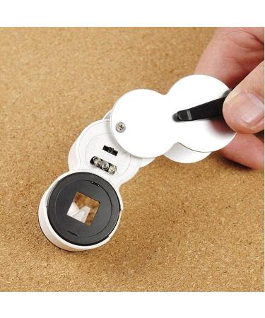 45X Magnifying Glass with 3 Led Lamps Rotate Foldable Lighting with Scale Measure for Reading Crafts Repair Magnifier Lofty Ambition - Buy Online on GoSupps.com
