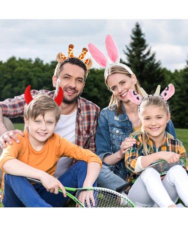 Buy Lurrose 9Pcs Plush Animal Headbands - Jungle Costume Accessories for Kids & Adults | Perfect for Birthdays Halloween & Christmas Parties - Buy Online on GoSupps.com