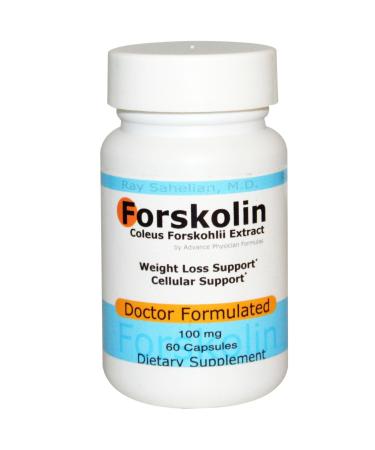 Advance Physician Formulas Forskolin Coleus Forskohlii Extract 100 mg 60 Vegetable Capsules