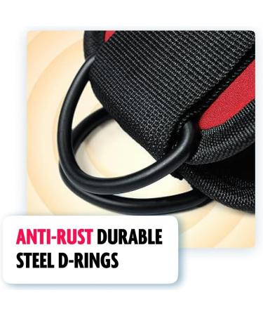 DMOOSE Food Blause Care Kickbacks Foot Slare - Cable Train Foot Loops for Fitness Training | Ankle Straps & Foot Loop Accessories for Men & Women - Blue Camo - Buy Online on GoSupps.com