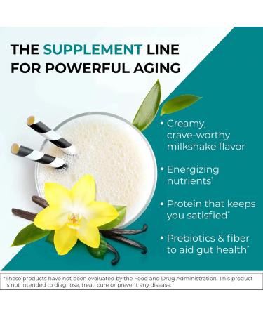 Reignite Wellness by JJ Virgin | Vanilla Plant-Based All-in-One Shake | New & Improved Formula Plant Protein Powder, Vitamins, Minerals, Greens & Aminos | 20g of Plant Protein | 30 Servings - Buy Online on GoSupps.com