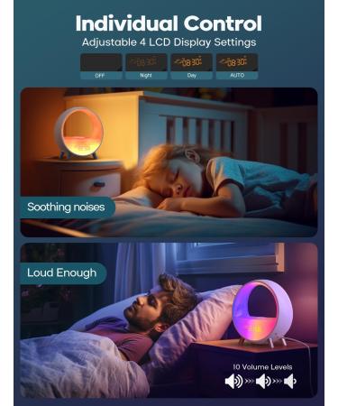 DEKALA LIGHTWACKE: Smart Sunrise & Sunset Alarm Lamp with 15W Wireless Charging Touch & App Control Compatible with Alexa - Buy Online on GoSupps.com