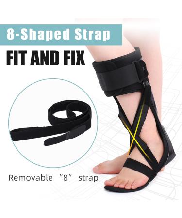 Medical AFO Foot Drop Brace - Ankle Foot Orthosis for Stroke MS & Hemiplegia - Support for Walking - XL Right for Men & Women - Buy Online on GoSupps.com