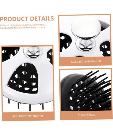 Magiclulu 5-St Shampoo Comb & Scalp Massage Device | Silicone Peeling Brush for Hair Care | Universal PP Bathing Brush for Men & Women - Buy Online on GoSupps.com