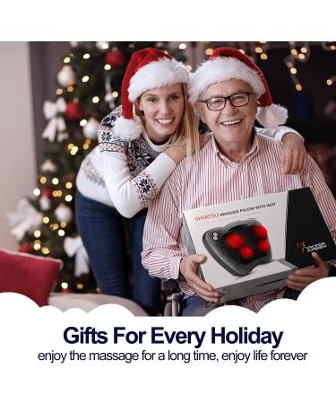 VIKTOR JURGEN Electric Shiatsu Back Massager with Heat - Deep Kneading Neck & Shoulder Massager - Perfect Gift for Men & Women - Full Body Muscle Massage at Home or in the Car - Buy Online on GoSupps.com