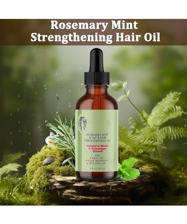 MieIIe Rosemary Oil for Hair Organic Rosemary Mint Scalp & Hair Strengthening Oil for Hair Growth Split End Treatment Dry Scalp - Buy Online on GoSupps.com