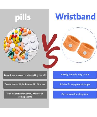 5 Pairs Anti-Travel Sickness Acupressure Bracelets - Nausea Relief for Adults & Kids | Side Effect-Free Wristbands - Buy Online on GoSupps.com
