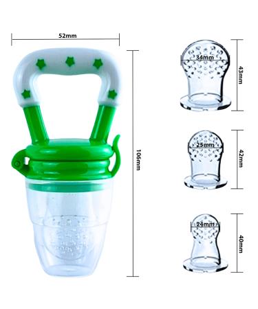 Kuketes Baby Lead Weaning Silicone Pacifier - BPA Free & Anti-Choke Fruit & Vegetable Teether for Safe Feeding - Buy Online on GoSupps.com