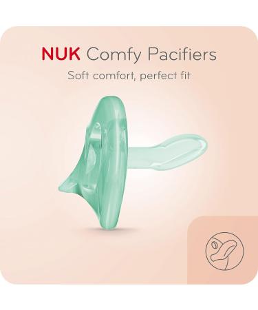 NUK Comfy Pacifiers 0-6 Months - 6 Pack - Buy Online on GoSupps.com