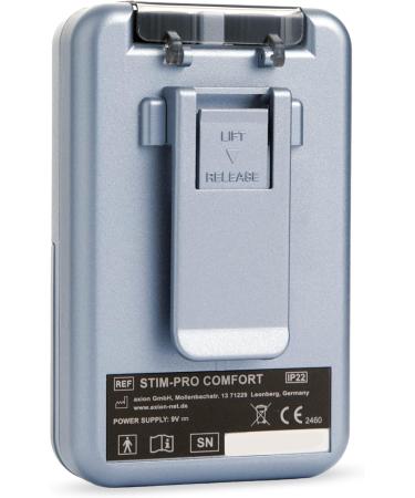 Axion TENS Device Stim-Pro Comfort | Pain Therapy for Neck Back & Joints | Special Offer with Contact Spray & 4x Electrode Pads | Certified Medical Device - Buy Online on GoSupps.com