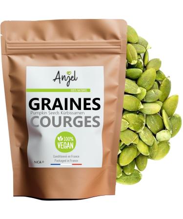 100% Natural Squash Seeds - Gourd Seeds Natural Peeled Seeds without Salt Vegan Gluten Free - NCA (250)