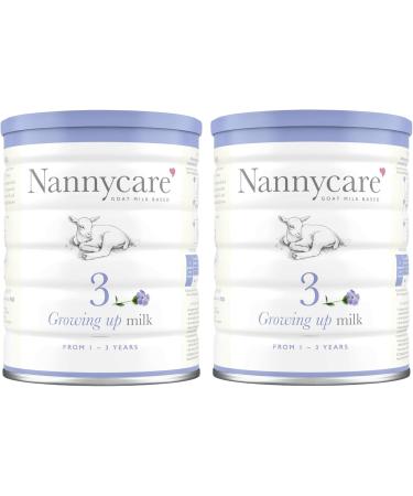 Nannycare Stage 3 Goat Milk Growing up Formula for 1-3 years Nutritionally Tailored Goats Milk Powder with Vitamin D Sources of Vitamin C & Calcium - 31.7 Oz - Pack Of 2