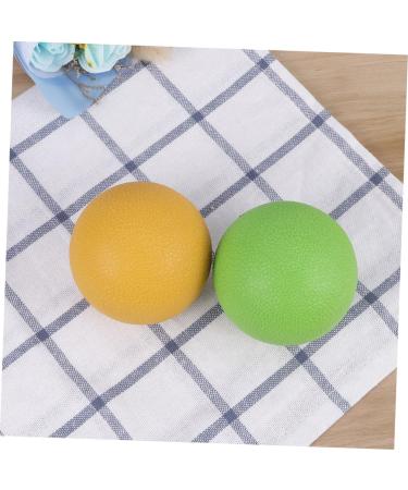 Garneck 2pcs Green Yoga Massage Balls - Foot Fascia Relief & Fitness Tool - Buy Online on GoSupps.com