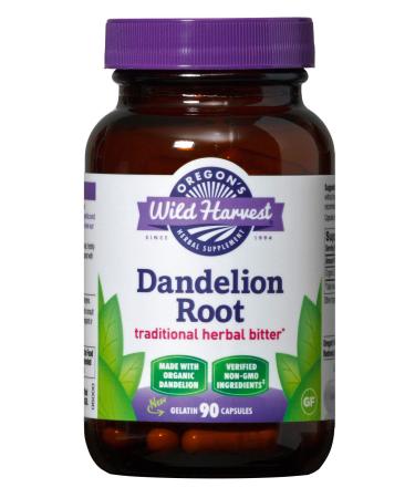 Oregon's Wild Harvest Dandelion Root Organic Supplement, 90 Count