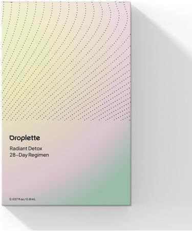 Droplette Radiant Refill Capsules - Hydrate Smooth & Glow Skin with Collagen Retinol & Glycolic Acid | 28 Count - Buy Online on GoSupps.com