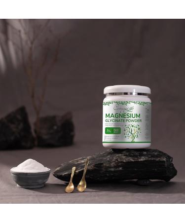 Ultimate Calming Magnesium Glycinate Powder Supplement - 17.6oz (500g) by Cosynee - Buy Online on GoSupps.com