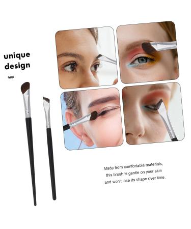 FRCOLOR 4 Pcs Flat Concealer & Contour Brush Set - Angled Makeup Brushes for Eyes Nose & Eyebrows - Premium Horse Hair Tools for Flawless Makeup Application - Buy Online on GoSupps.com