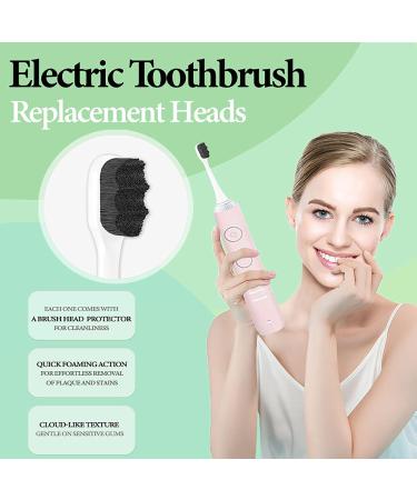 Soft Toothbrush Replacement Heads (4 Pack) for Philips Sonicare - Gentle on Sensitive Teeth & Gums - Portable Case Included - Wave Bristles - Buy Online on GoSupps.com