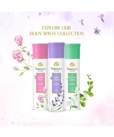 Yardley London English Rose Refreshing Body Spray - Buy Online on GoSupps.com