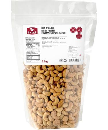 Bass Roasted Salted Cashews 1kg - Buy Online on GoSupps.com