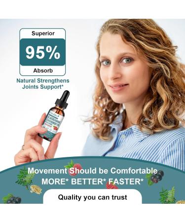 (2 Pack) Glucosamine Chondroitin MSM Liquid Drops - Extra Strength Joint Support Supplement with Elderberry  Boswelia  Bromelain  Hyaluronic Acid - Antioxidant Immune Support for Adults  Men & Women - Buy Online on GoSupps.com