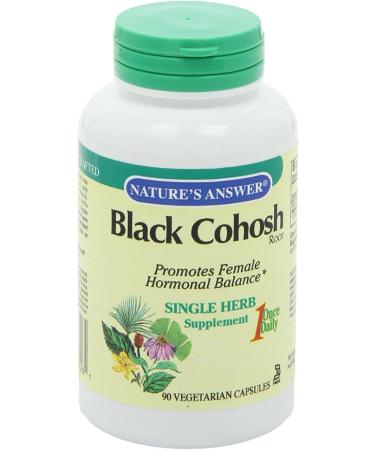 Nature's Answer Black Cohosh 50 mg - Full Spectrum Herbal Supplement, 90 Veg Capsules - Buy Online on GoSupps.com