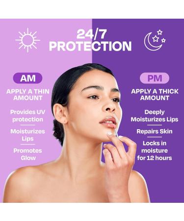 Lip Mask Overnight 30g - Day & Night Lips Balm Hydrating to Soothe Very Dry Lips - Moisturizing Lip Sleeping Mask for Women and Men with Hyaluronic Acid - B lsamo Hidratante de Labios Care 30 g - Buy Online on GoSupps.com