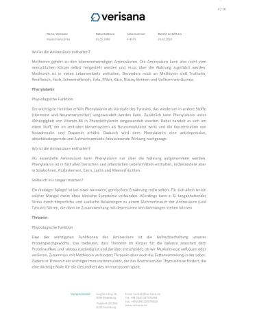 Amino Acid Test for 18 Amino Acids - Comprehensive Aminogram with Essential Amino Acids Leucine Methionine Phenylalanine Threonine Tryptophan & Valine - International Shipping - Buy Online on GoSupps.com