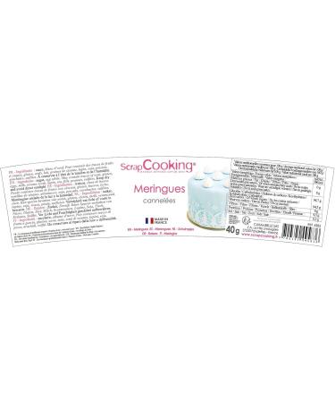 Meringues drops for pastry 40g - Buy Online on GoSupps.com