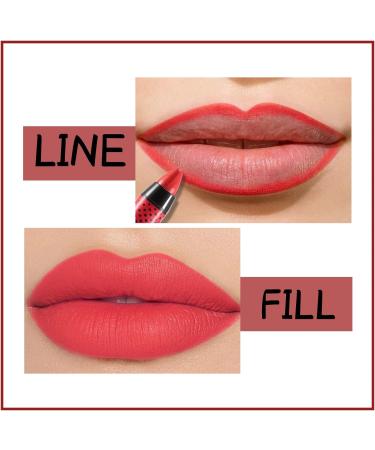 Boobeen Nude Matte Lip Liner Pencil - Velvety Creamy, High Pigment, Waterproof Lip Crayon for Women - C-04 - Buy Online on GoSupps.com