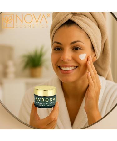 NOVA Cosmetics AVRORA Anti-Aging Face Cream Moisturizing Cream for Modern Skin Protection against Blue Light Screen UV and Environment with Natural Active Ingredients 50 ml - Buy Online on GoSupps.com