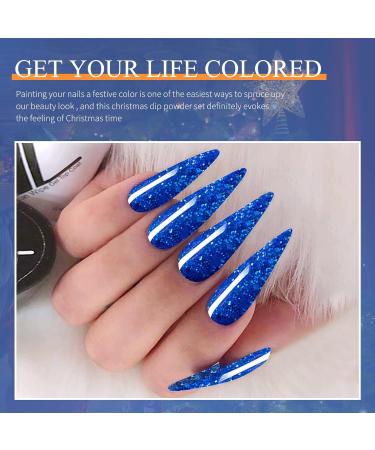 Glitter Hexagon Sequins Dipping Powder Nails - Long-lasting, No UV Light Needed - 28g/Box (HJ-ND064B-No.132) - Buy Online on GoSupps.com