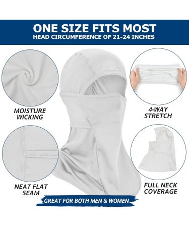 Buy Einkey Storm Hood 2 Pack - UV Protection Breathable Balaclava for Men & Women | Windproof Ski Mask for Bike & Motorcycle - Buy Online on GoSupps.com