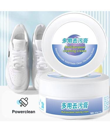 Donubiiu Promptandia Cleaning Cream Promptanda Multi-Functional Cleaning and Stain Removal Cream White Shoe Cleaner White Shoe Cleaning Cream Shoes Decontaminate Solid Paste (4pcs) - Buy Online on GoSupps.com