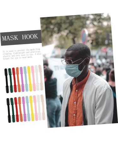 Fomiyes 20 Pack Mask Band Buckles - Silicone Ear Protectors & Anti-Strangulation Accessories for Comfortable Mask Wear - Buy Online on GoSupps.com