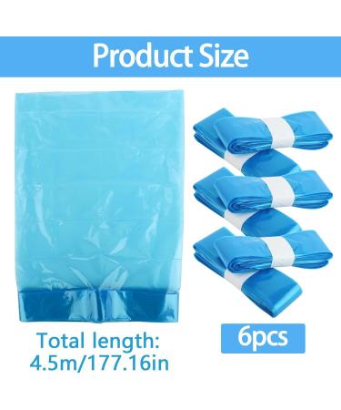 Diaper Pail Filling Film - 6pcs Smell-Tight Cassettes | 4.5m Compatible with Tommy Tippee & Sangenic Tec - Buy Online on GoSupps.com