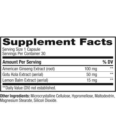 OLLY Focus Adaptogen Ginseng Gotu Kola Mood Support Supplement Vegetarian Capsules - 30ct Herbal Supplement - Buy Online on GoSupps.com