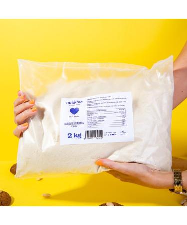 Almond Flour 2kg nut&me | Keto Friendly | Gluten Free | Vegan | High Protein | Extrafine | Ideal for Baking | - Buy Online on GoSupps.com