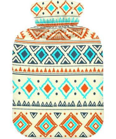 Shop Naanle Ethnic Geometric Hot Water Bottle - 2L Transparent for Warm & Cold Therapy | Pain Relief for Bed Hands & Feet - Buy Online on GoSupps.com