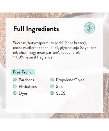 J.R. Watkins Naturals Sugar & Shea Body Scrub - Coconut Milk & Honey | 8 Oz - Nourishing Exfoliant for All Skin Types - International Shipping Available - Buy Online on GoSupps.com