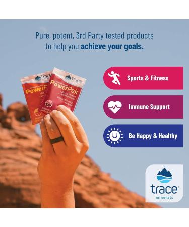 Trace Minerals Electrolyte Stamina Power Pak, 1200mg Vitamin C, Non-GMO, Variety Pack of 3 - Pomegranate Blueberry Raspberry Acai Berry - 30 Packets x 3 - Buy Online on GoSupps.com