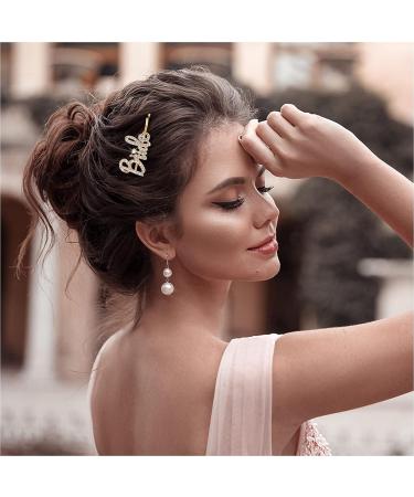 Bride Hair Clips Set - Bachelorette Party Accessories and Gifts - Buy Online on GoSupps.com