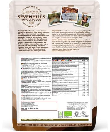 Sevenhills Wholefoods Organic Chlorella Powder 1kg - Pure and Nutrient-Dense Superfood - Buy Online on GoSupps.com