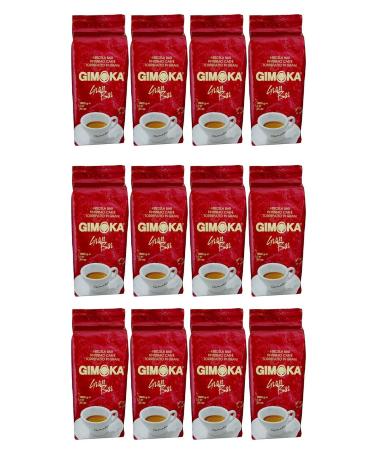 12 x Gimoka Gran Bar coffee beans 1kg (12kg value pack)
