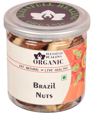 Blessfull Healing Organic Brazil Nuts 300 Gram Airtight Container (Packing May Vary) - Buy Online on GoSupps.com