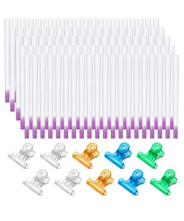100 Pieces Fiber Nail Kit Nail Fiberglass Extension Set Nail Extension Fiber Kit for Nail Extension Fibers Quick Extension Nail Shaping Material False Nails Fake Tips Manicure Salon Tool